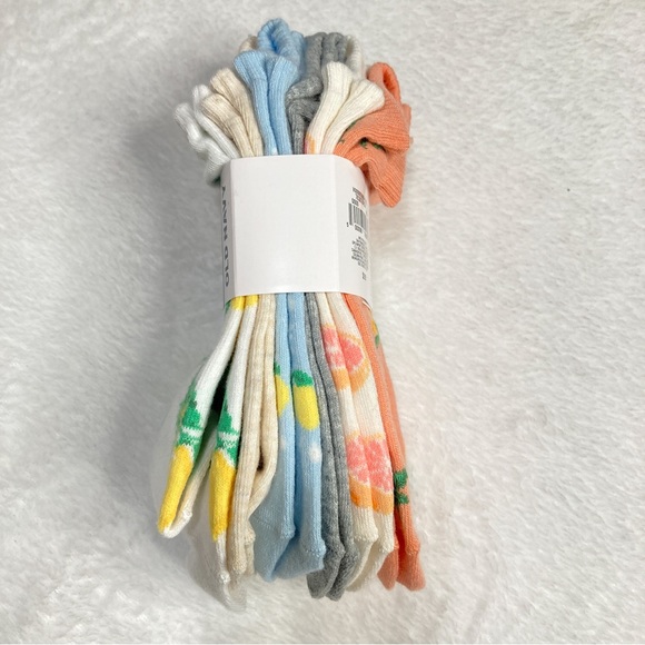 NWT Old Navy Novelty Ankle Socks 6-Pack — Citrus Fruits - Picture 5 of 5